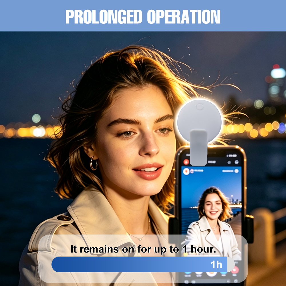 Luz LED de relleno para selfie - Photography Lighting Description reseña y precio