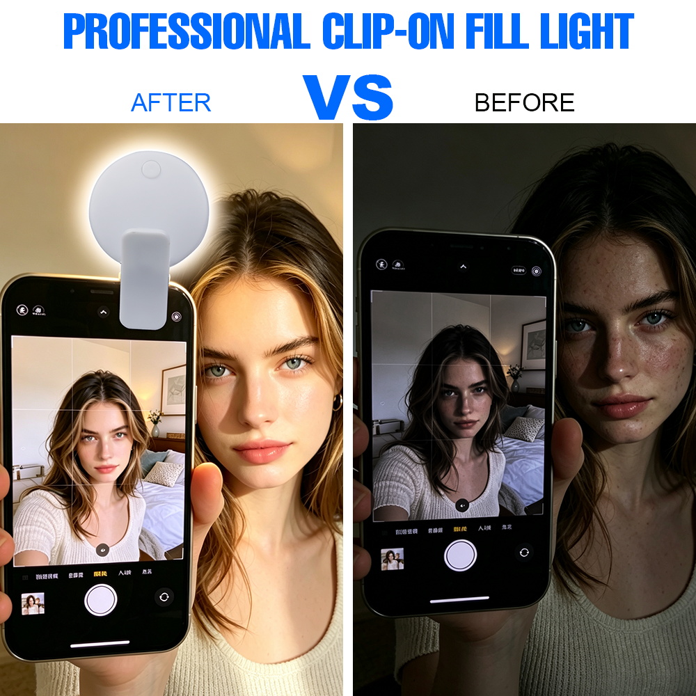 Luz LED de relleno para selfie - Photography Lighting Description reseña y precio