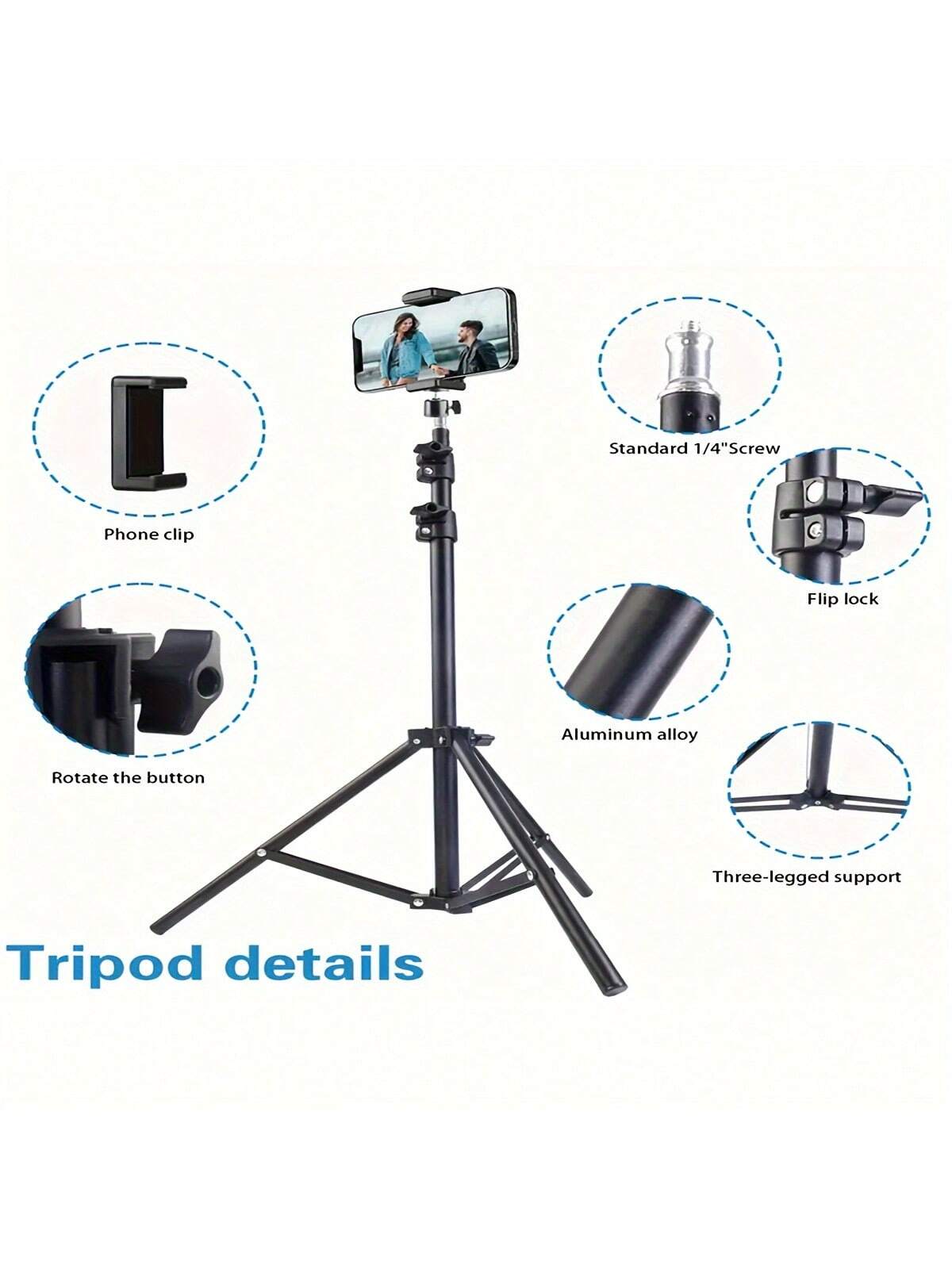 Trípode de pie para fotografía - Photography Mobile Lighting reseña y precio