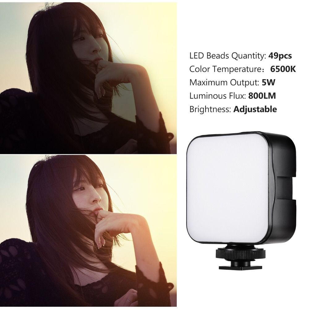 Luz LED de 5W para fotografía  - Photography Lighting Brands reseña y precio