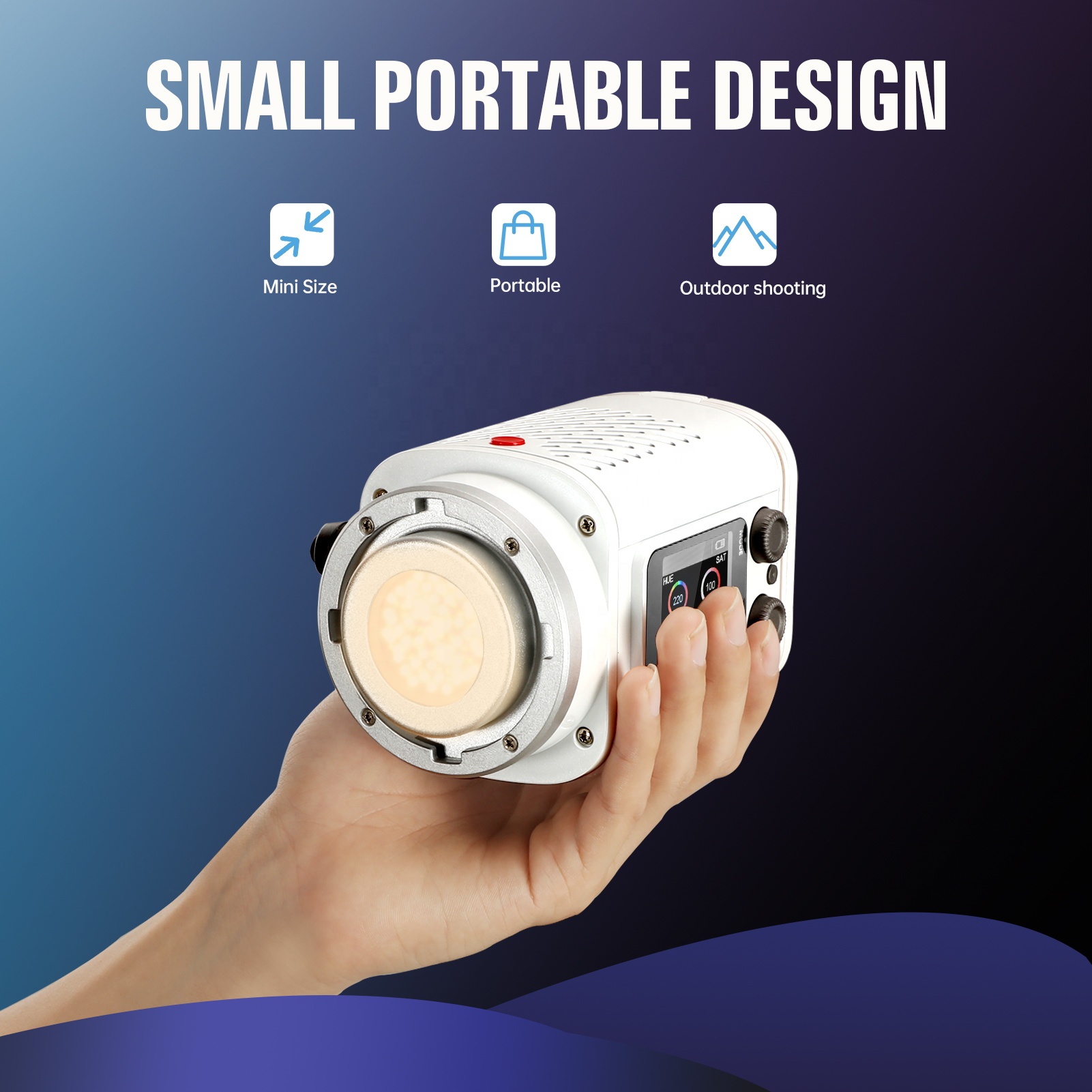 JINBEI EF-60BI 60w Kit de Ilum - Photography Lighting Handheld reseña y precio
